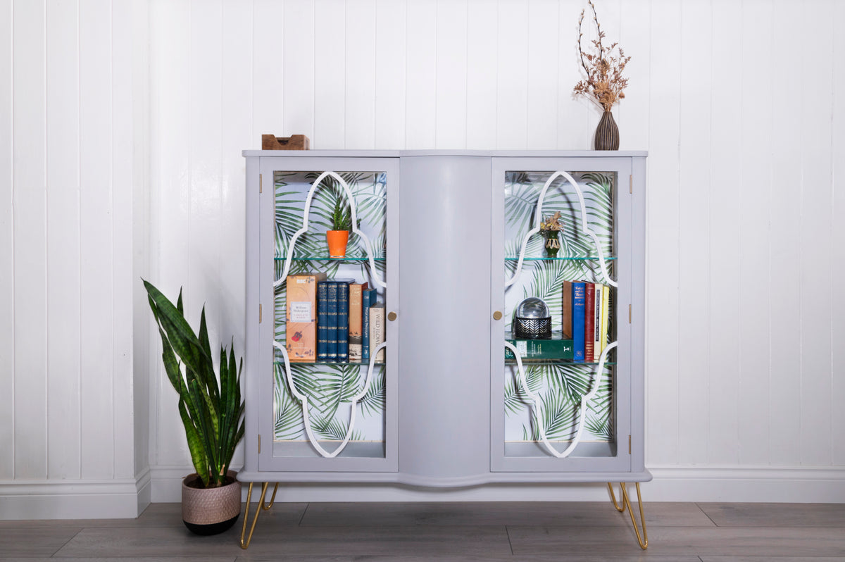 Coastal Chic Rattan Cabinet