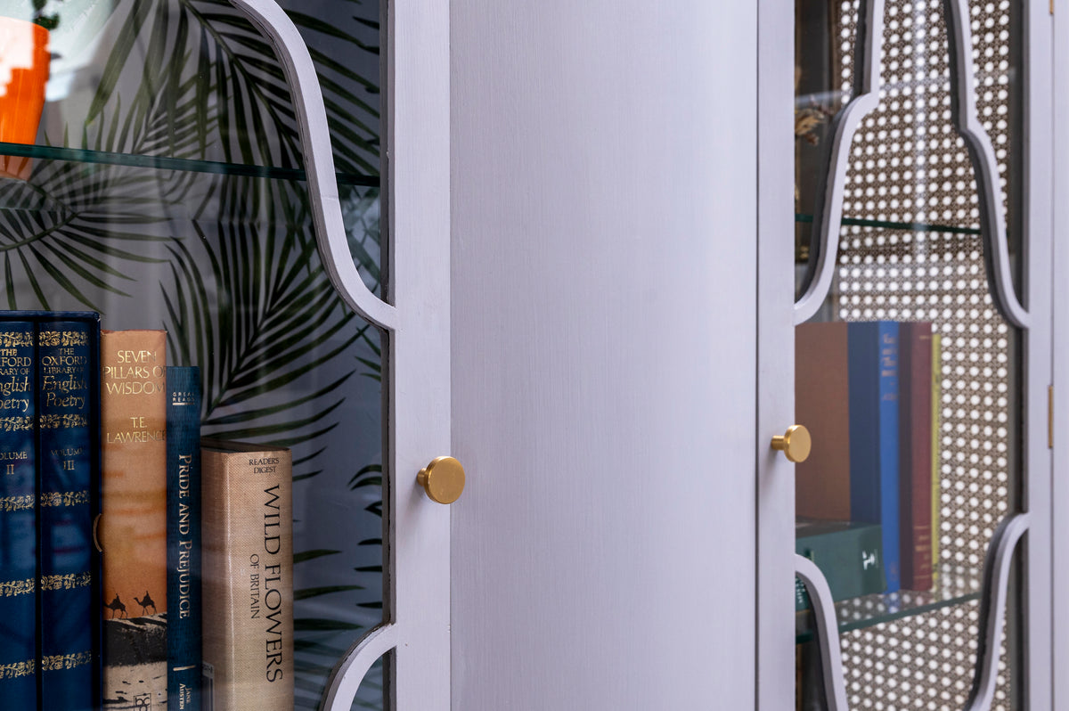 Coastal Chic Rattan Cabinet