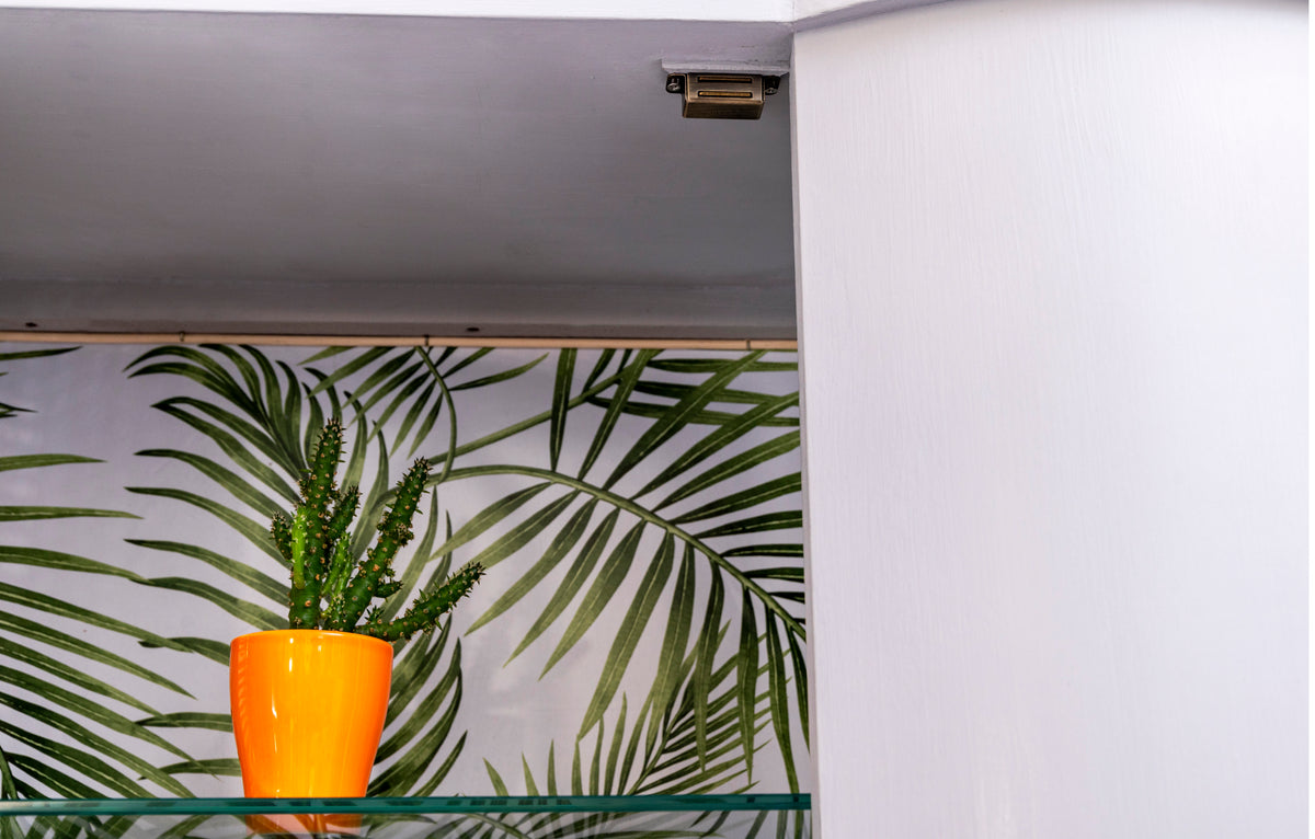 Coastal Chic Rattan Cabinet