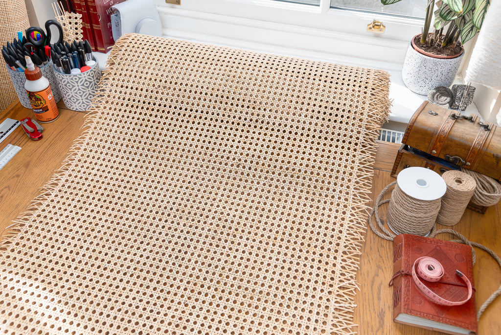 Hexagonal Weave Rattan 60cm/24" - *Sold in 50cm Increments*