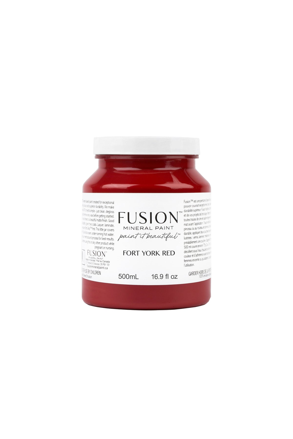 Fusion Mineral Paint - Fort York Red