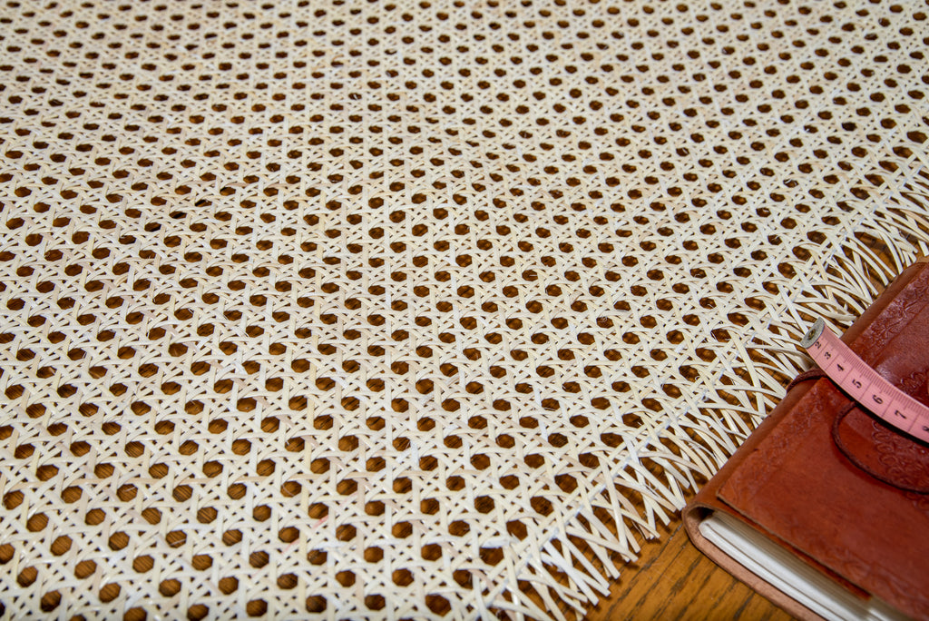 Bleached Hexagonal Weave Rattan 60cm/24" - *Sold in 50cm Increments*