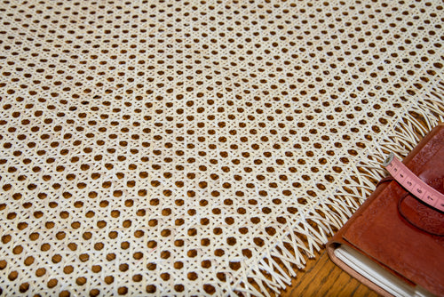 Bleached Hexagonal Weave Rattan 60cm/24" - *Sold in 50cm Increments*